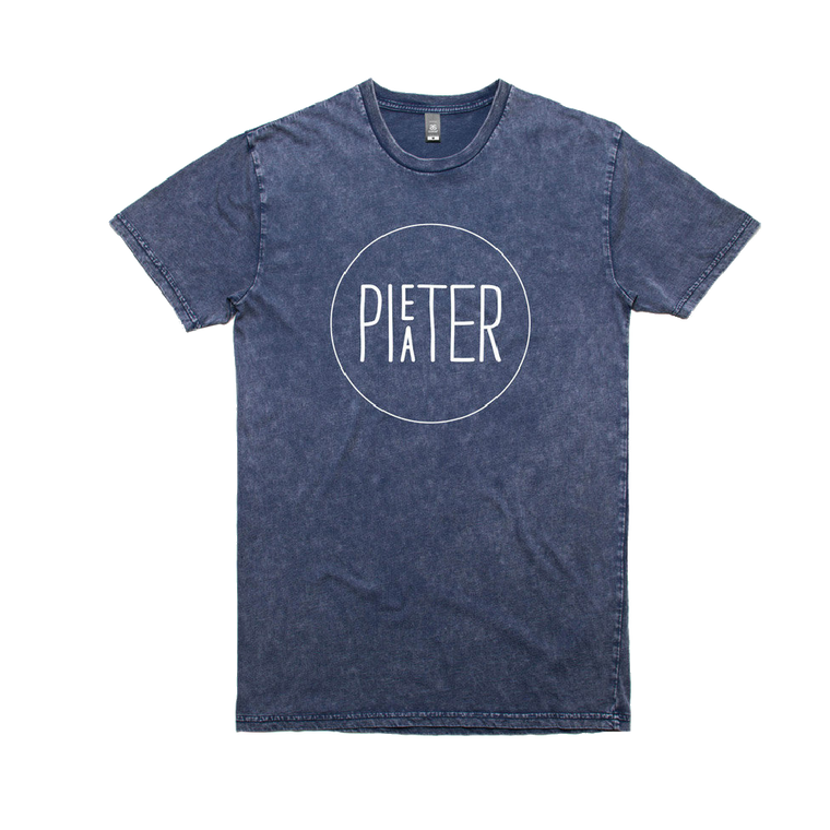 Pieater Large Logo - Blue Stone T-Shirt