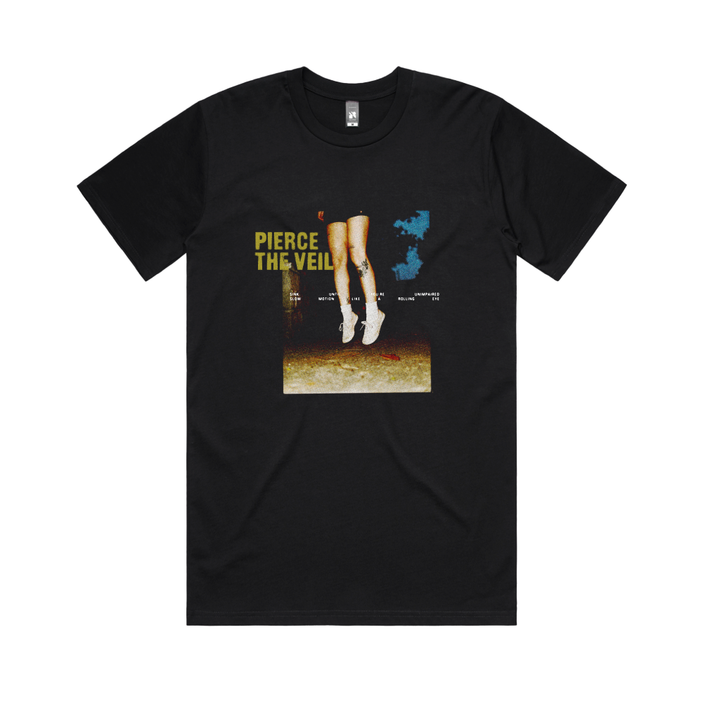 Pierce The Veil / Nirvana Legs Black T-Shirt