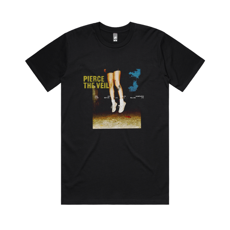 Pierce The Veil / Nirvana Legs Black T-Shirt