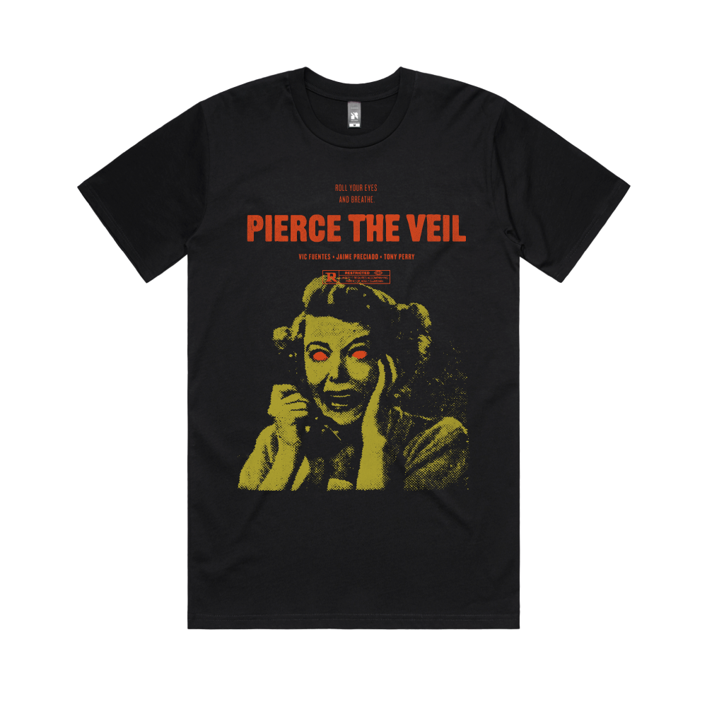 Pierce The Veil / Roll Your Eyes Black T-Shirt