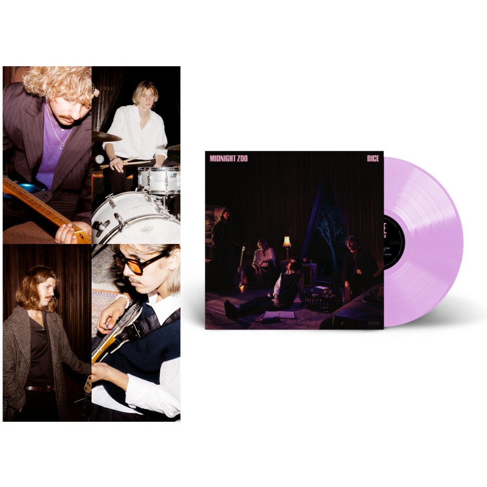 DICE / Midnight Zoo LP Clear Pink Vinyl ***PRE-ORDER***