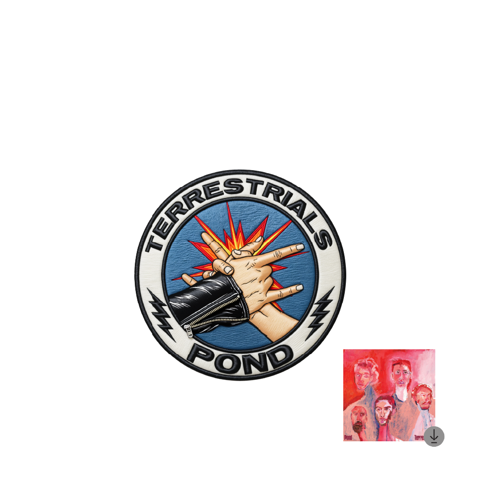 Pond / Rock Lock Embroidered Patch & Digital Download ***PRE-ORDER***