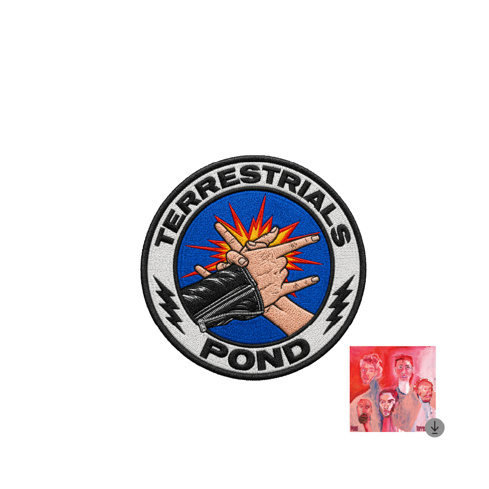 Pond / Rock Lock Embroidered Patch & Digital Download ***PRE-ORDER***