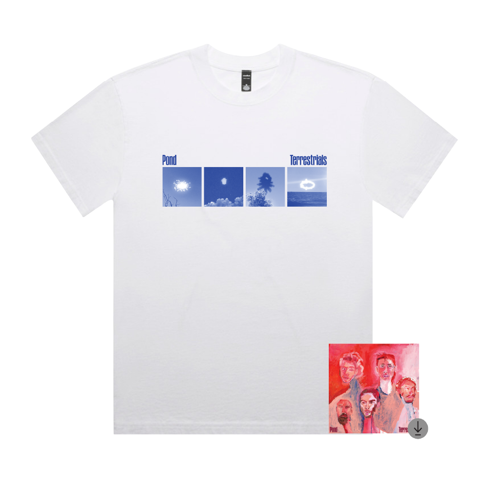 Pond / Terrestrials White T-Shirt & Digital Download ***PRE-ORDER***