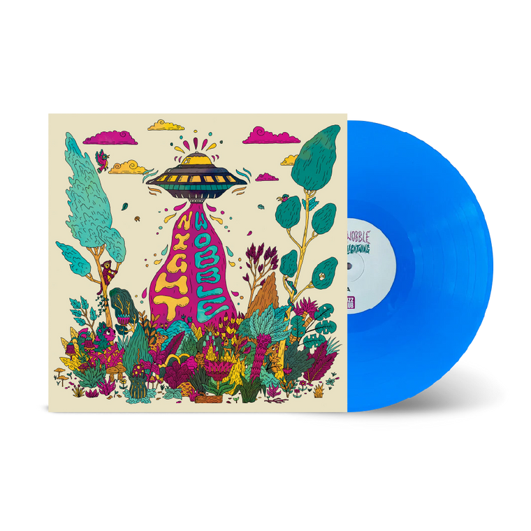 Pretty Lightning / Night Wobble LP Clear Blue Vinyl