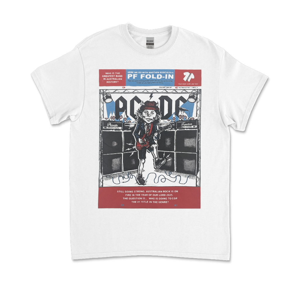 PF Fold In / White Tee