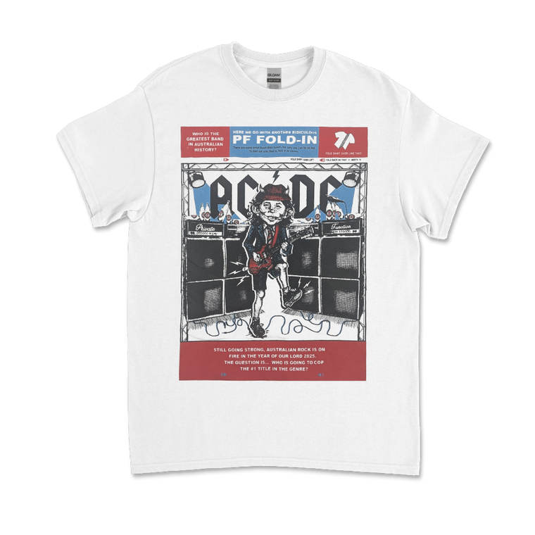 PF Fold In / White Tee