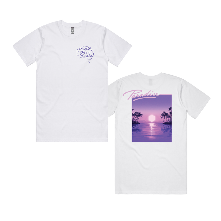 Purple Disco Machine / Paradise 2xLP Purple Vinyl & Australian Tour T-Shirt Bundle