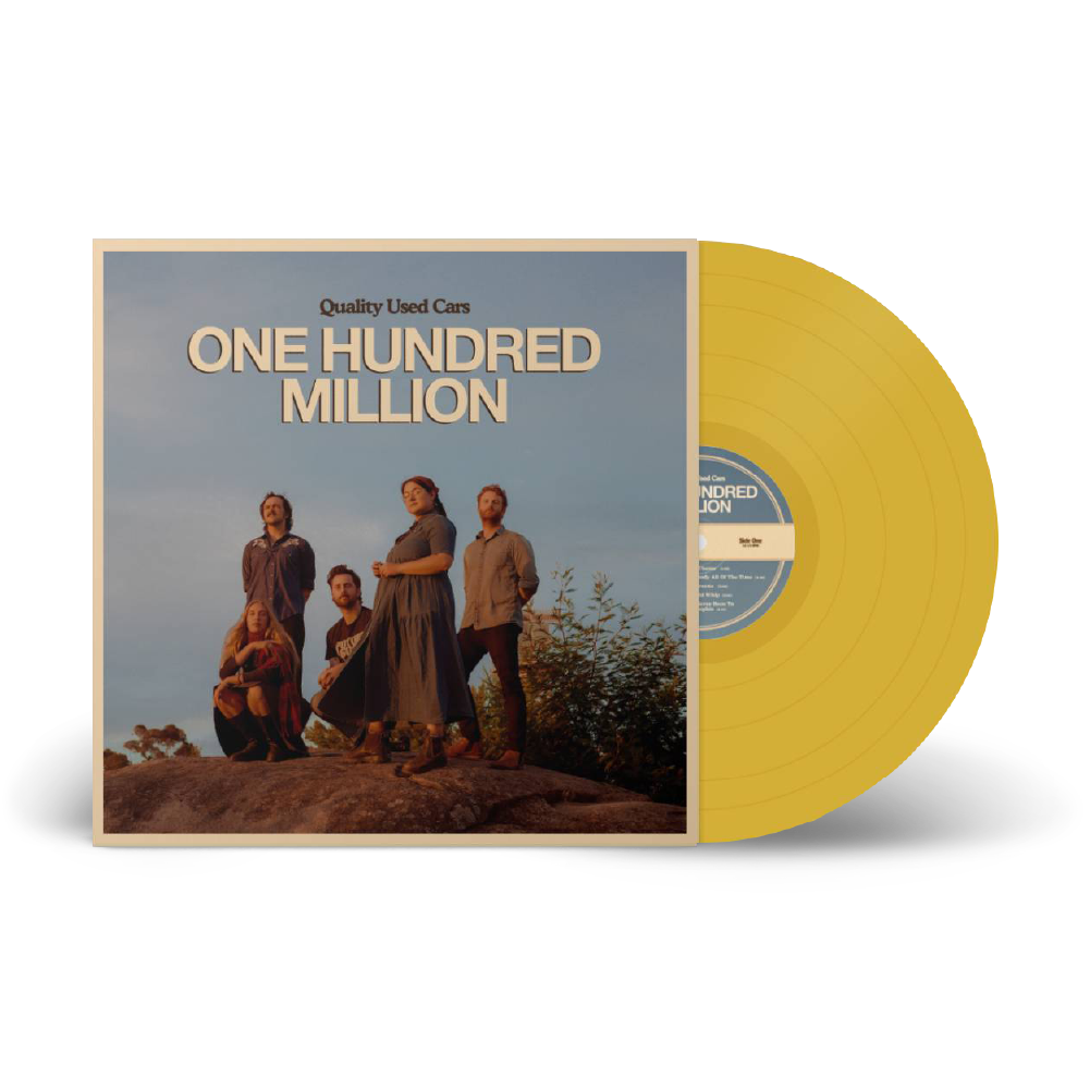 Quality Used Cars / One Hundred Million LP Gold Vinyl