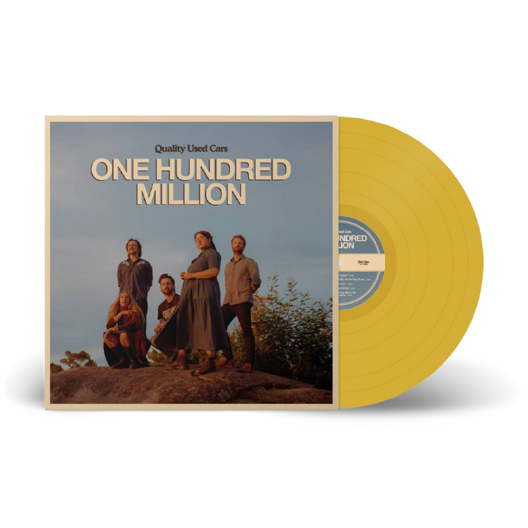 Quality Used Cars / One Hundred Million LP Gold Vinyl