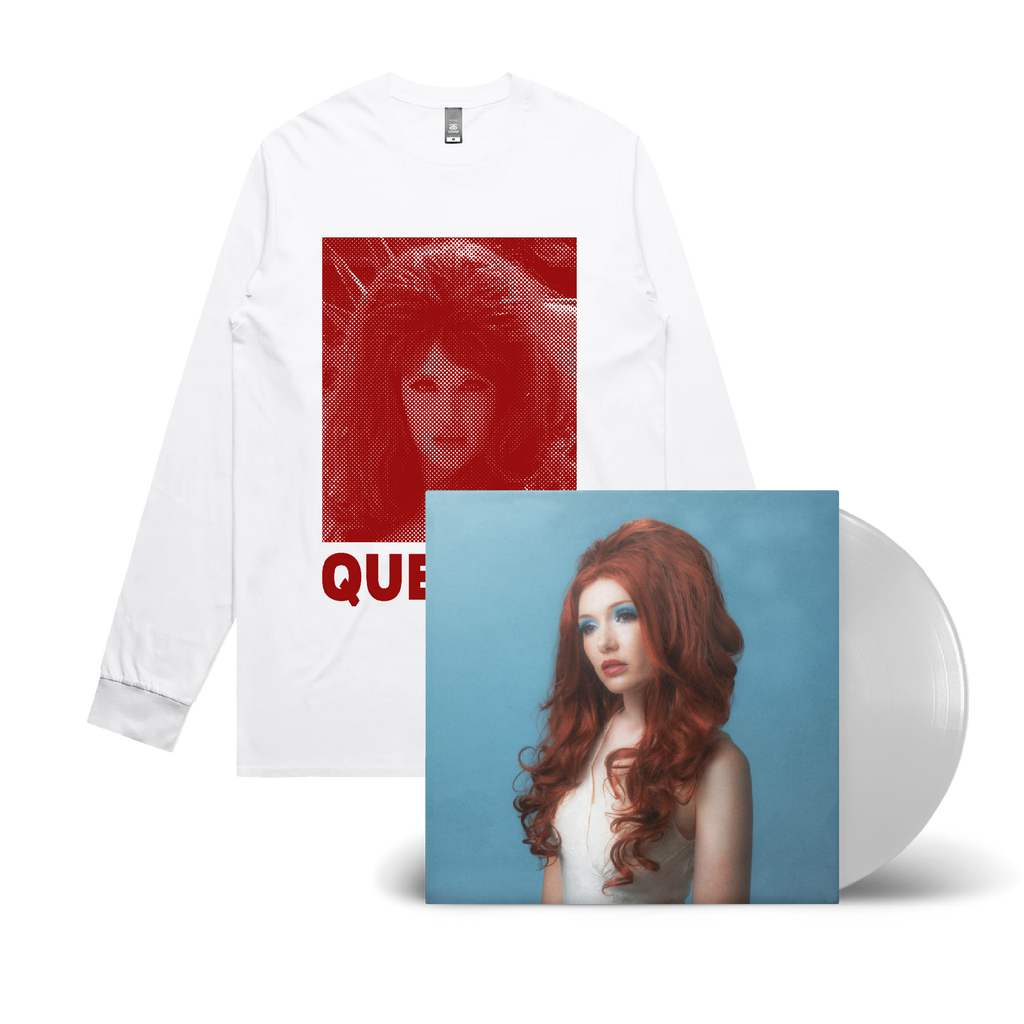 Queenie / Pleasance LP Clear Vinyl & White Longsleeve Bundle ***PREORDER***