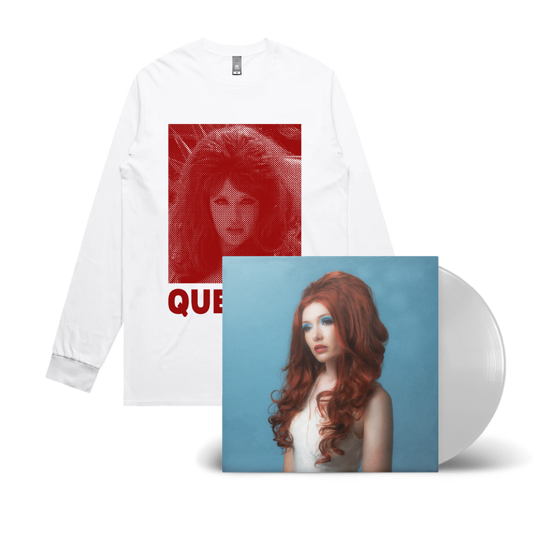 Queenie / Pleasance LP Clear Vinyl & White Longsleeve Bundle ***PREORDER***