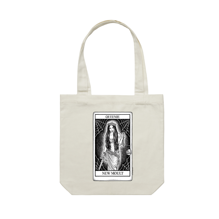 Queenie / Card New Moult Tote White