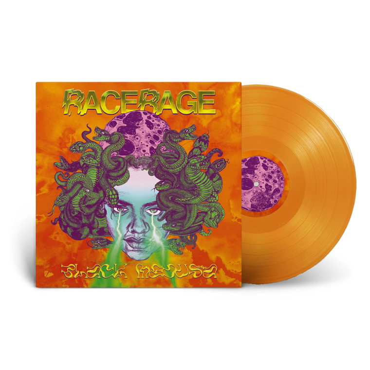 Racerage / Black Medusa Deluxe LP Fluro Orange Wax Vinyl