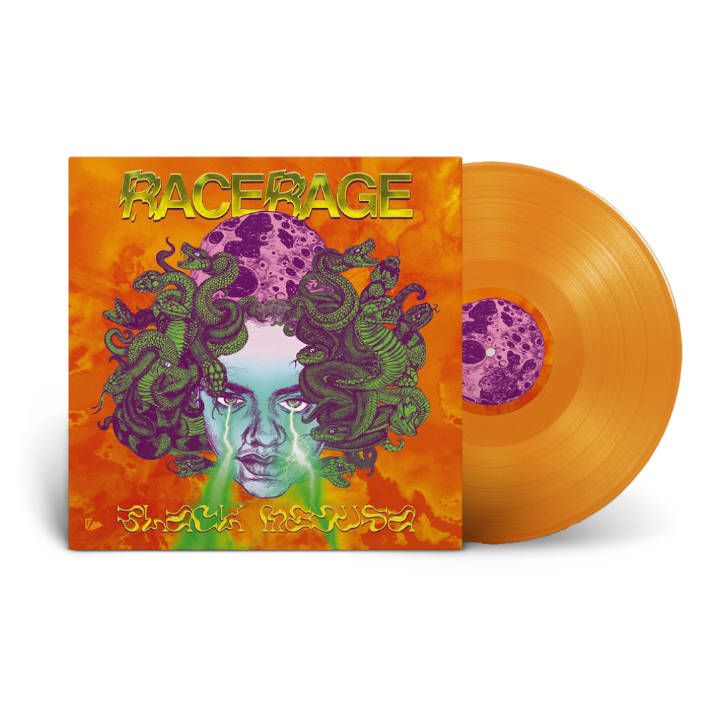 Racerage / Black Medusa Deluxe LP Fluro Orange Wax Vinyl