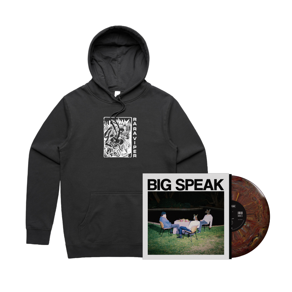 Ra Ra Viper / Big Speak LP Vinyl & Black Hoodie Bundle