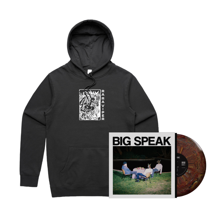 Ra Ra Viper / Big Speak LP Vinyl & Black Hoodie Bundle