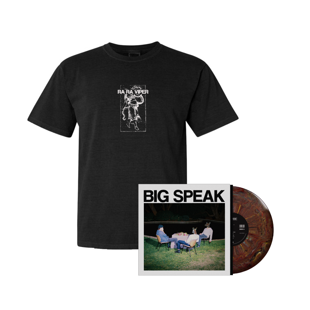 Ra Ra Viper / Big Speak LP Vinyl & Black T-Shirt Bundle