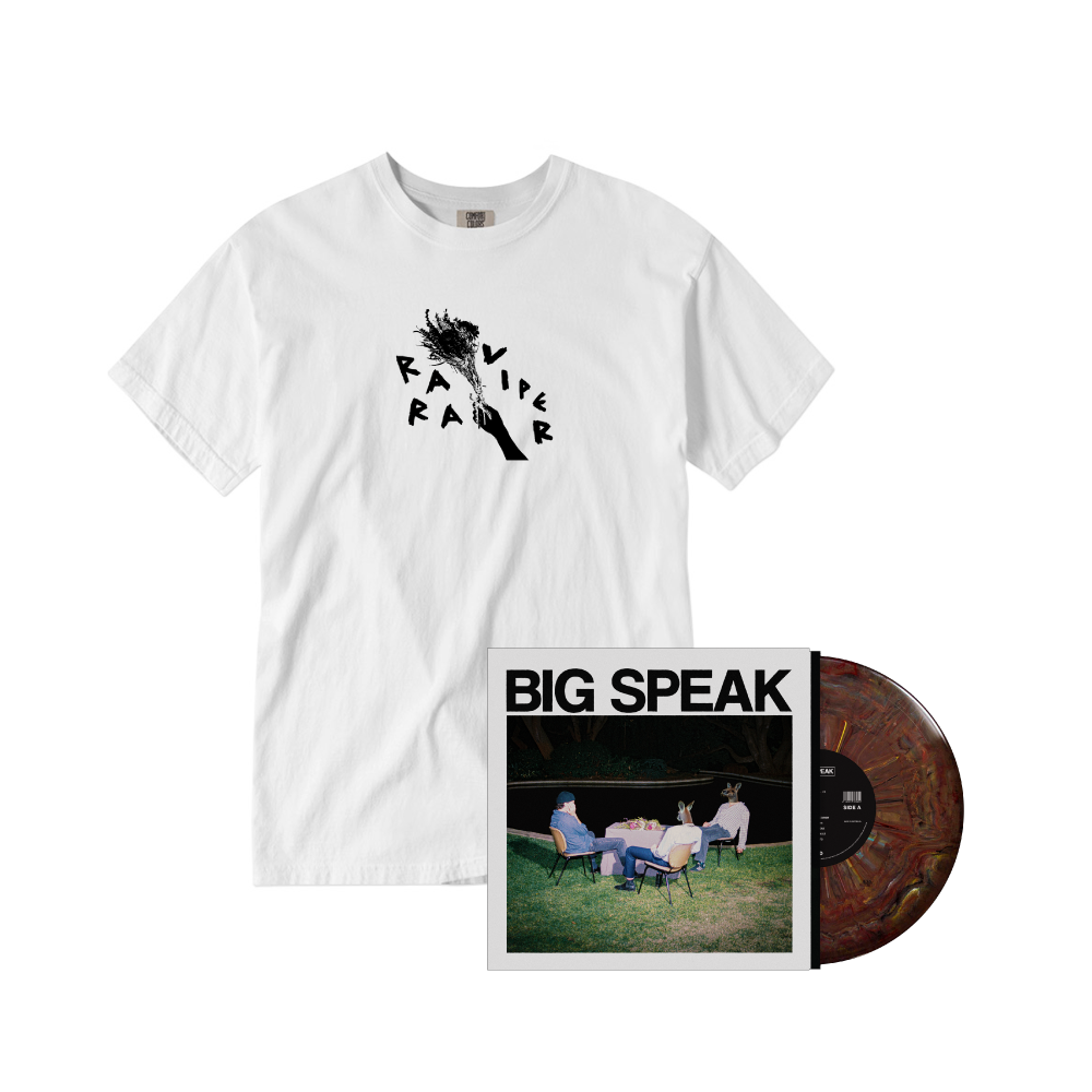 Ra Ra Viper / Big Speak LP Vinyl & White T-Shirt Bundle