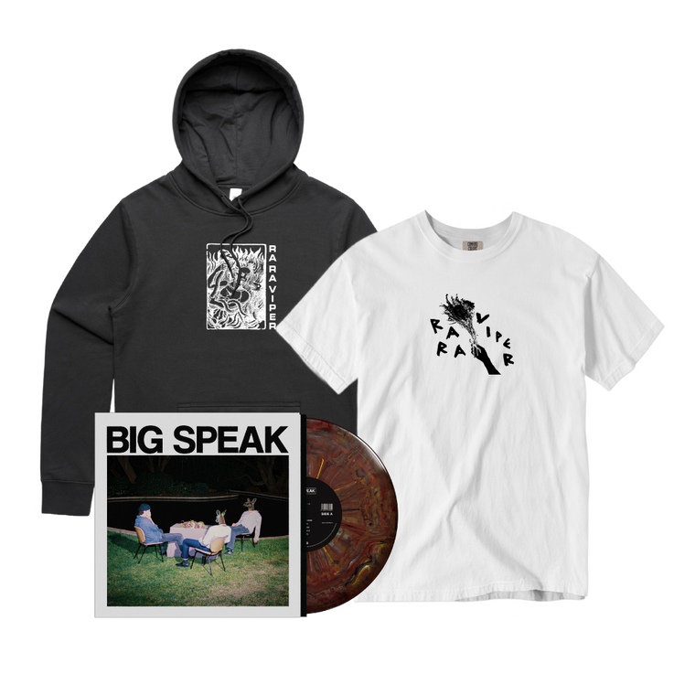 Ra Ra Viper / Big Speak LP Vinyl, Hoodie & T-Shirt Bundle