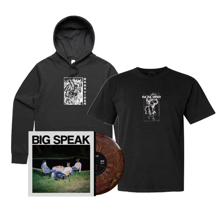 Ra Ra Viper / Big Speak LP Vinyl, Hoodie & T-Shirt Bundle