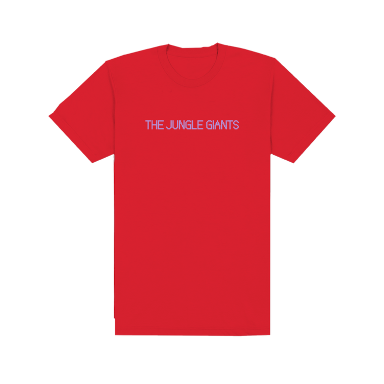 The Jungle Giants / Red Oversized Print Tee