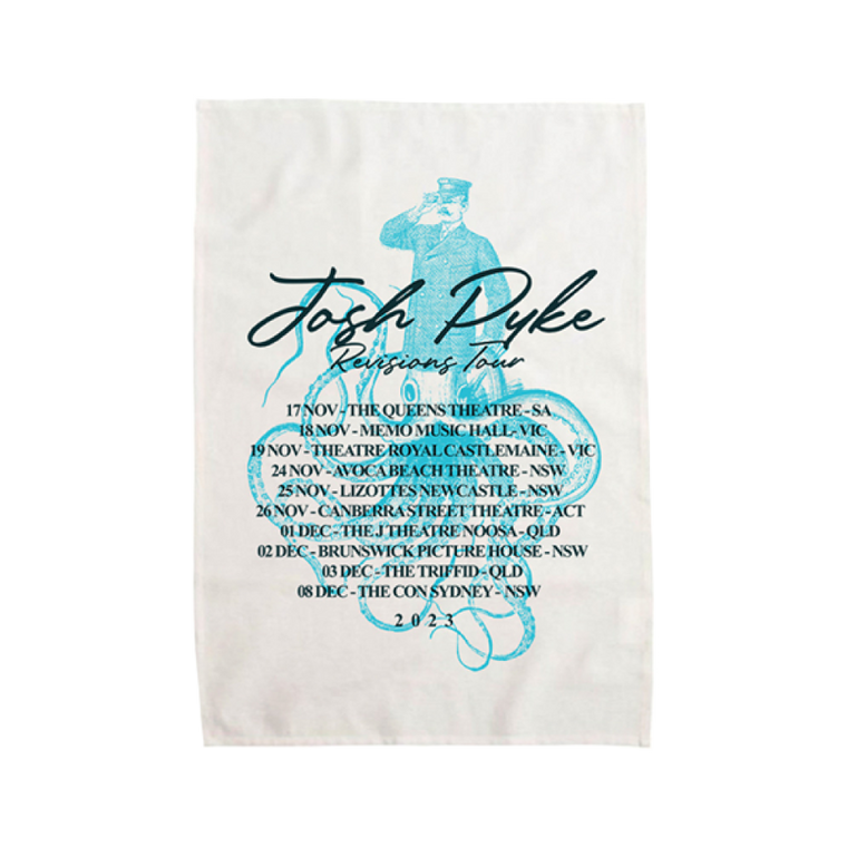 Josh Pyke / Revisions Tour Tea Towel