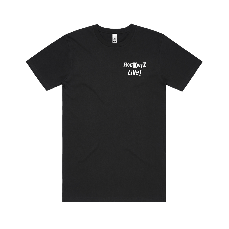 Rockwiz / WO's Simple Logo Black T-Shirt