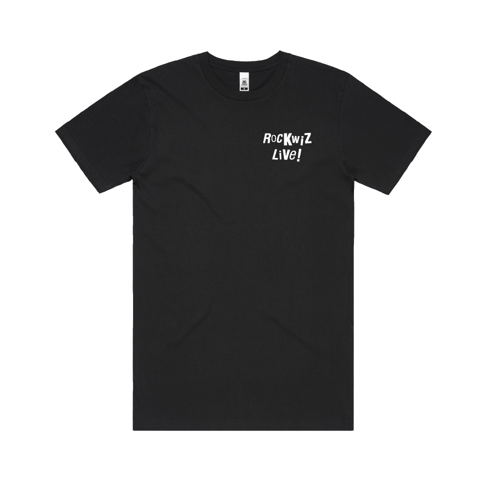 Rockwiz / Simple Logo Black T-Shirt