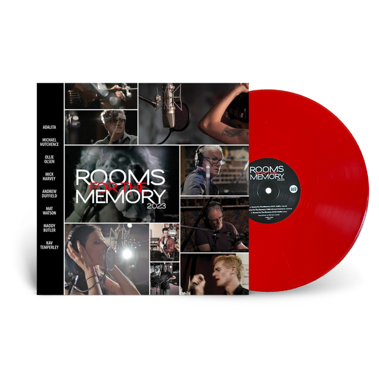 Adalita, Michael Hutchence, Kav Temperley, Ollie Olsen / Rooms for the Memory 2023 LP Red Vinyl