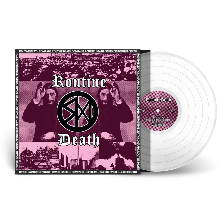 Routine Death / Comrade 180g LP Clear Vinyl