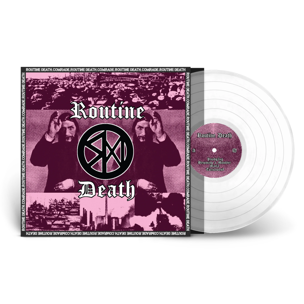 Routine Death / Comrade 180g LP Clear Vinyl