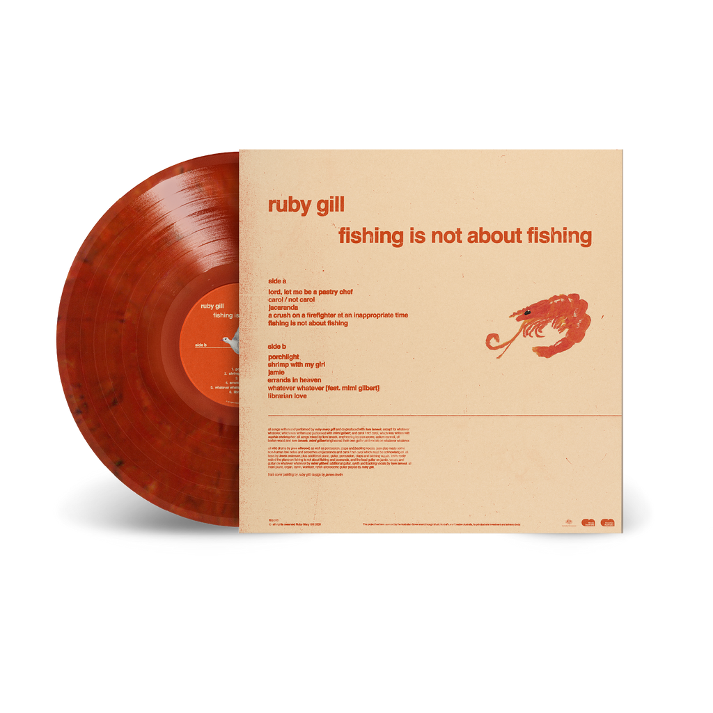 Ruby Gill / Fishing Is Not About Fishing LP Reddish Recycled Vinyl ***PRE-ORDER***