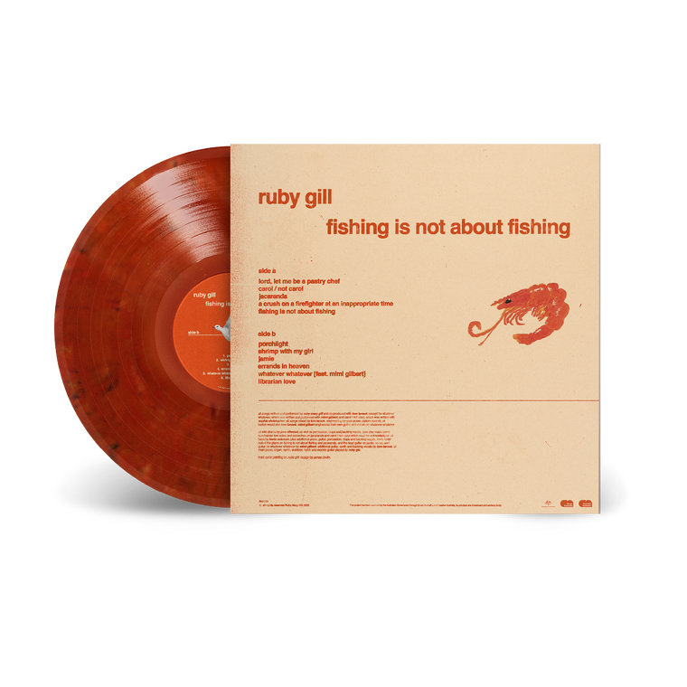 Ruby Gill / Fishing Is Not About Fishing LP Reddish Recycled Vinyl ***PRE-ORDER***