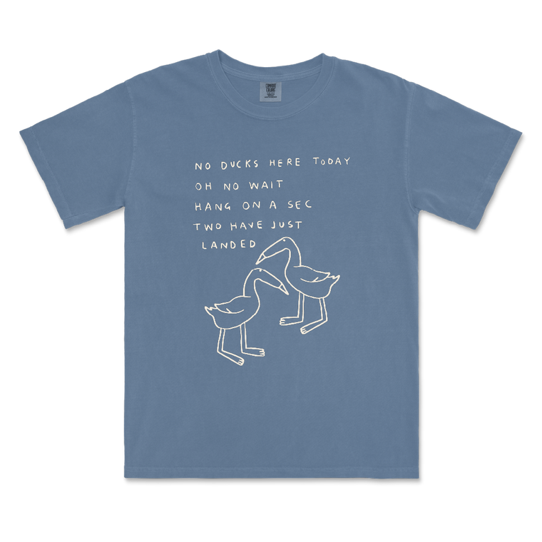 Ruby Gill / Duck Poem Blue T-Shirt
