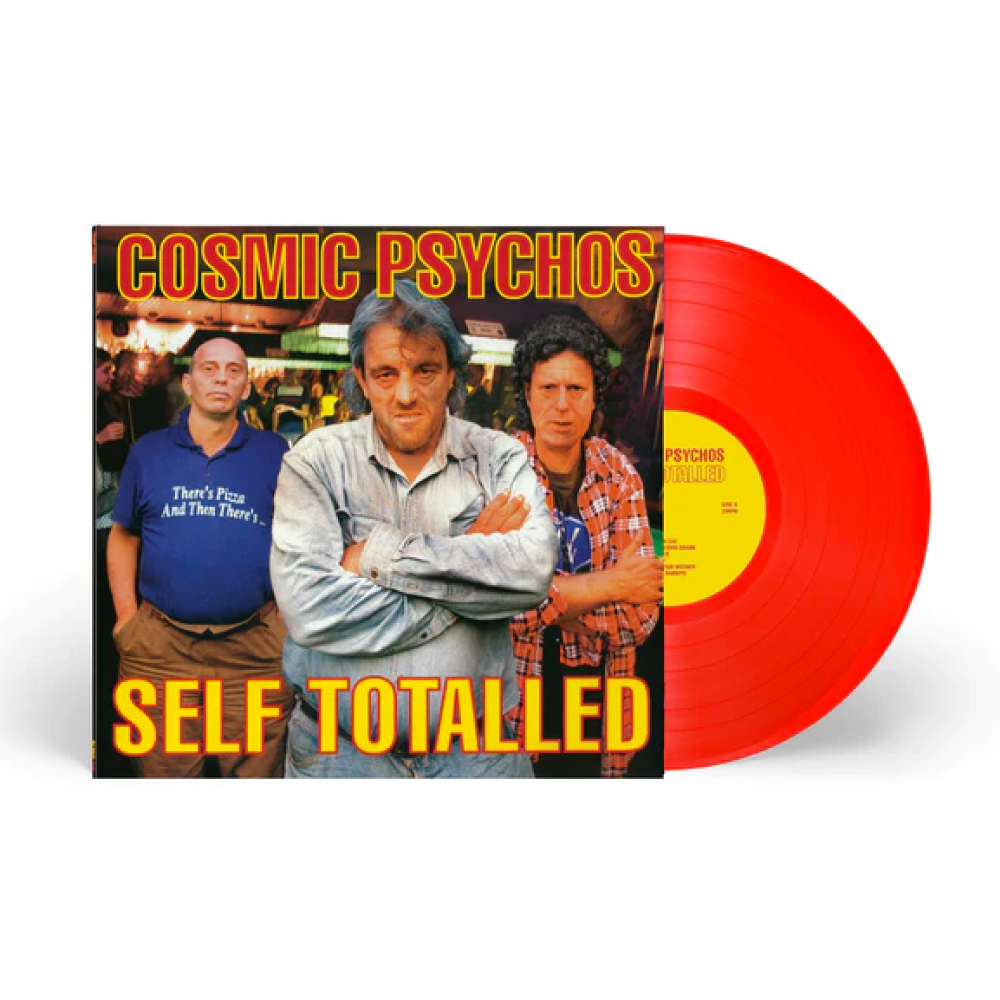 Cosmic Psychos / Self Totalled LP Red Marble Vinyl
