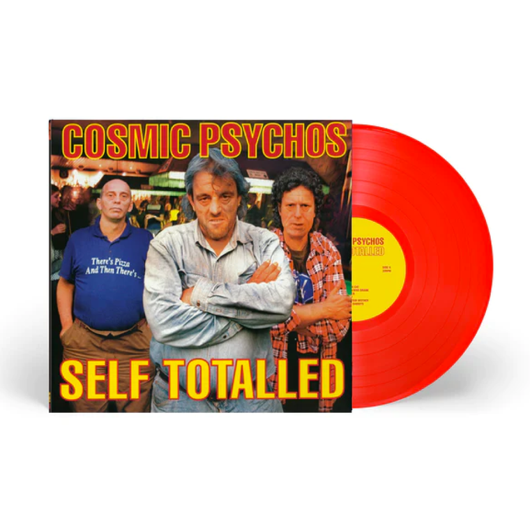 Cosmic Psychos / Self Totalled LP Red Marble Vinyl