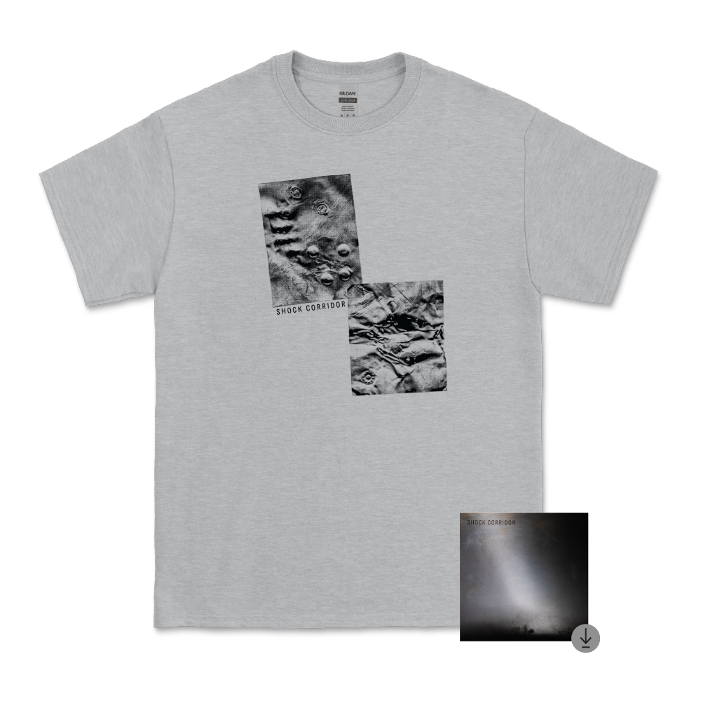 Shock Corridor / Metal Grey Tee & Digital Download ***PRE-ORDER***