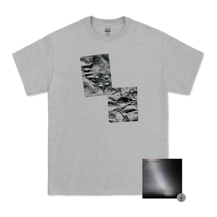 Shock Corridor / Metal Grey Tee & Digital Download ***PRE-ORDER***