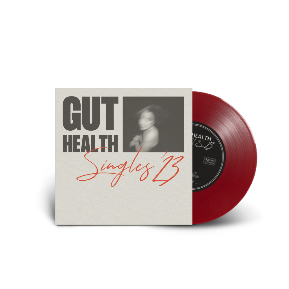 Gut Health / Singles '23 7" SIGNED Blood Red Vinyl