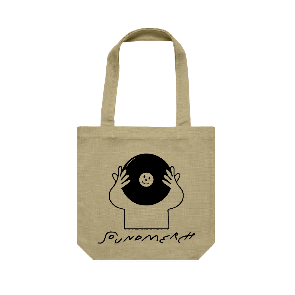Record Head / Khaki Tote