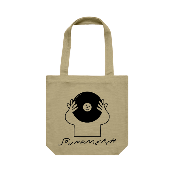 Sound Merch / Record Head / Camel Tote Bag – sound-merch.com.au
