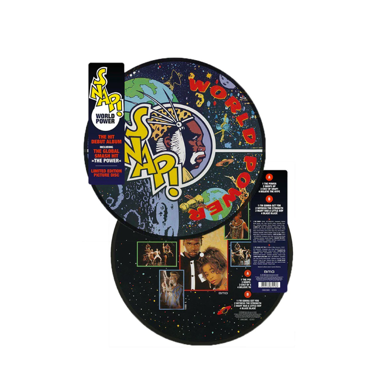 Snap! / World Power LP Picture Disc Vinyl