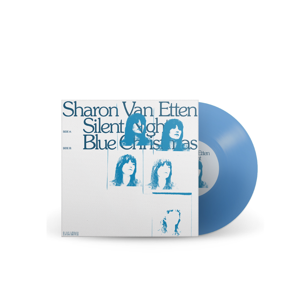 Sharon Van Etten / Silent Night b/w Blue Christmas 7" Blue Vinyl
