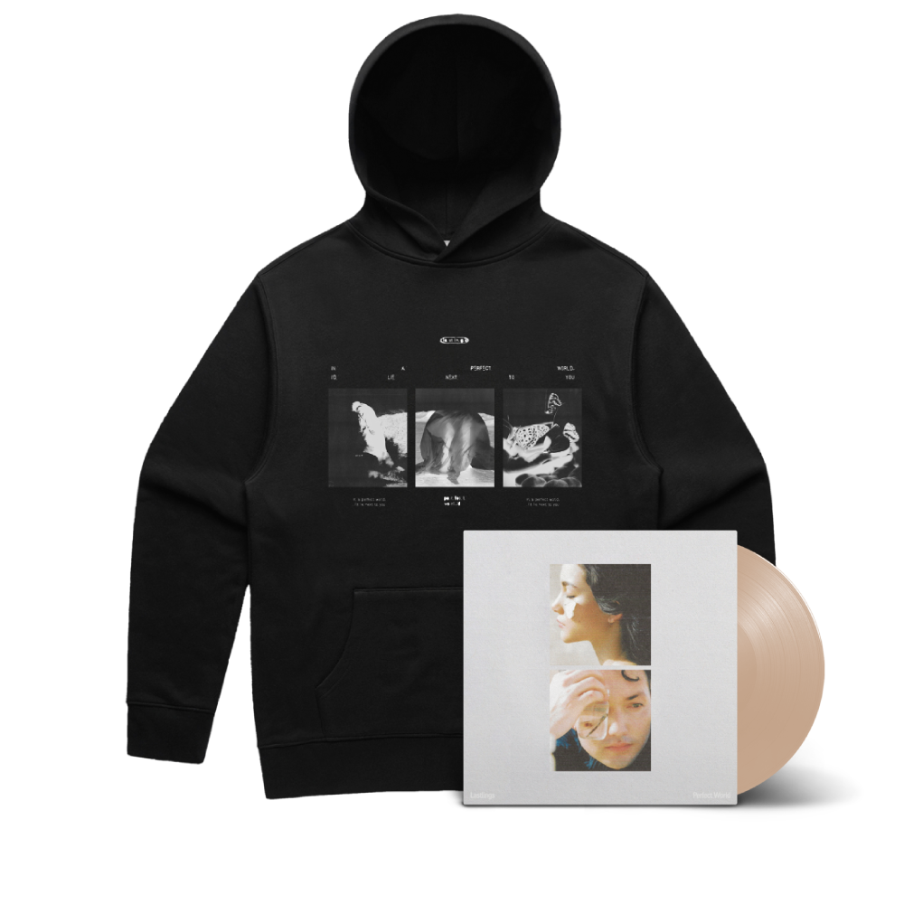 Lastlings / Perfect World LP Sand SIGNED Vinyl & Hood Bundle sound