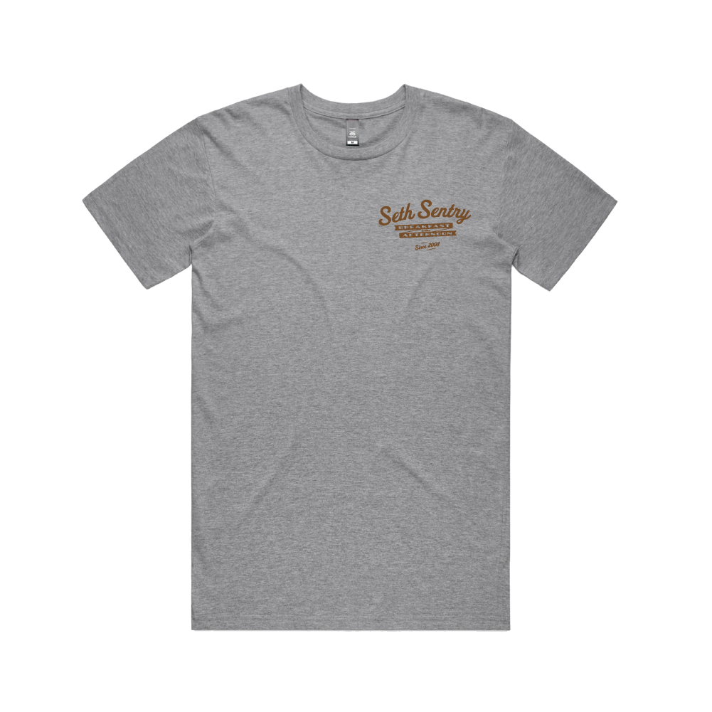 Seth Sentry / Egg & Bacon Grey Marle T-Shirt