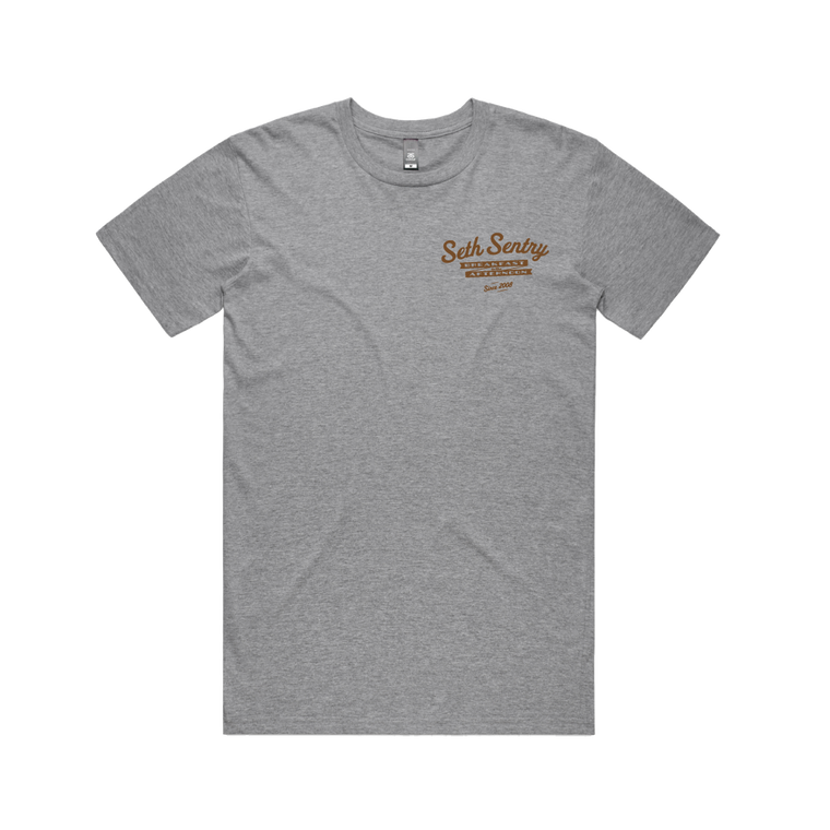 Seth Sentry / Egg & Bacon Grey Marle T-Shirt