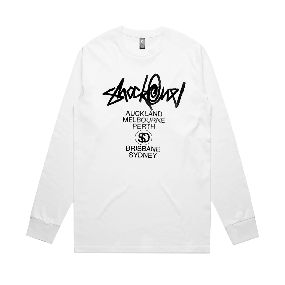 ShockOne / Tour White Longsleeve T-Shirt