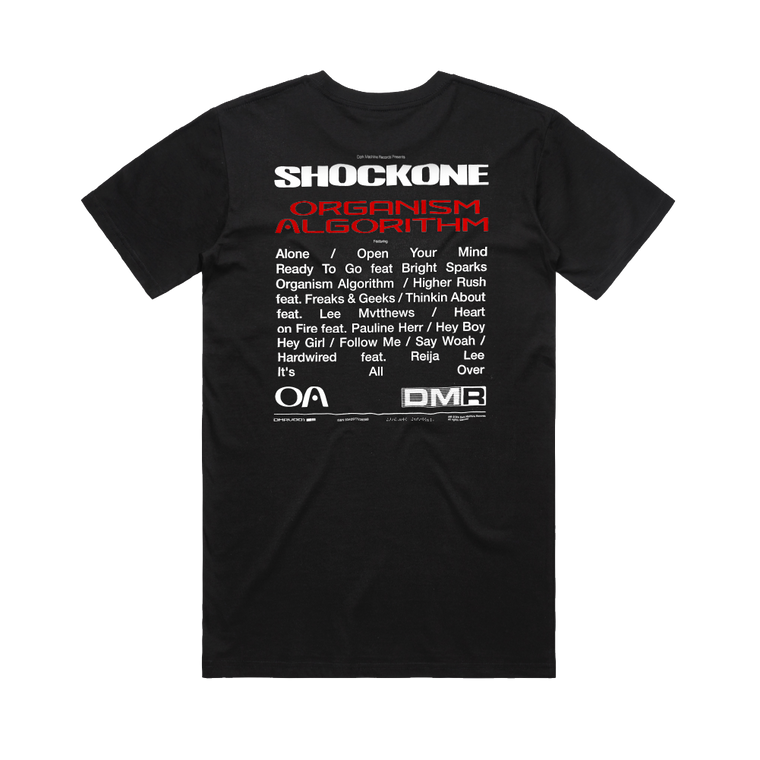 ShockOne / Organism Algorithm Black T-Shirt