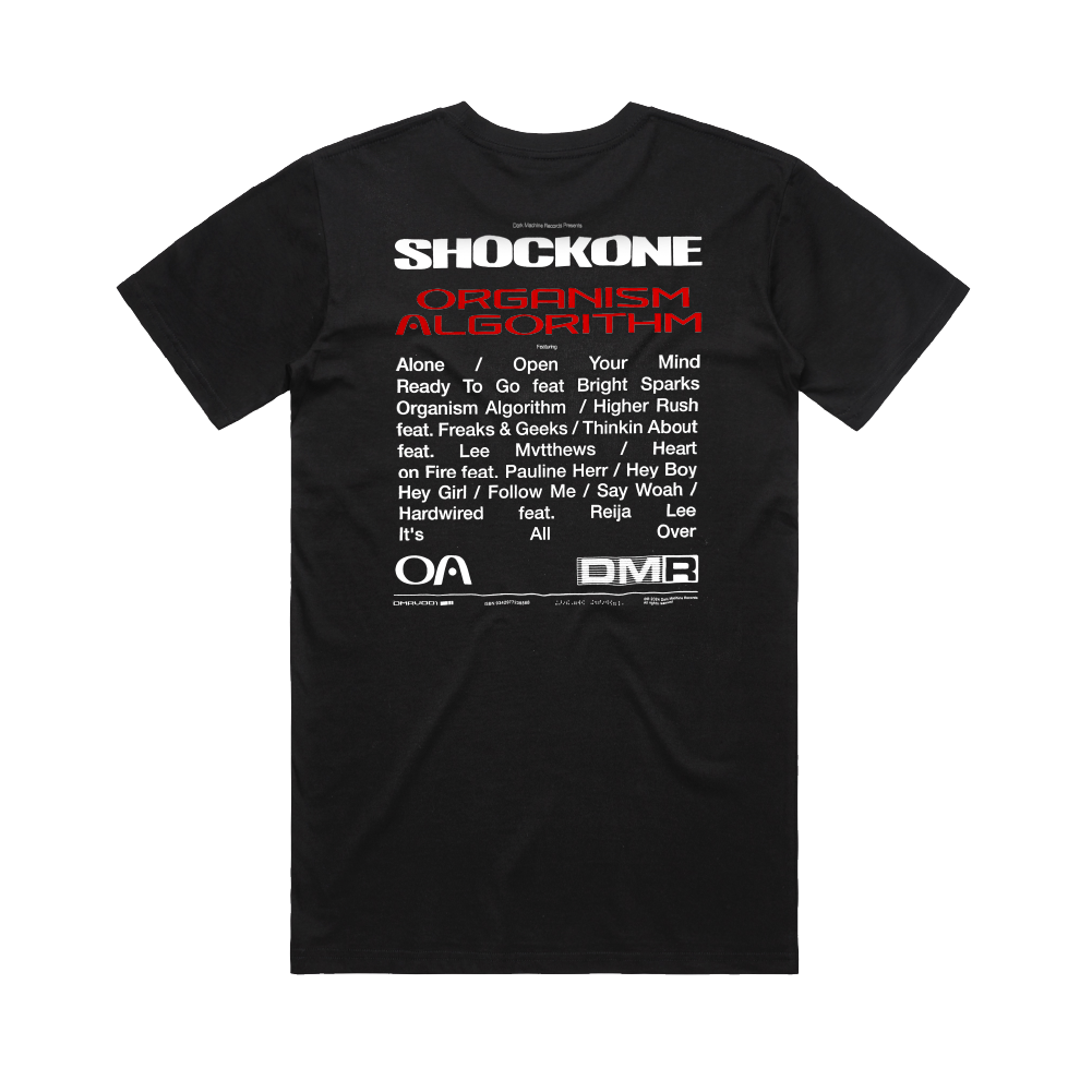 ShockOne / Organism Algorithm Black T-Shirt